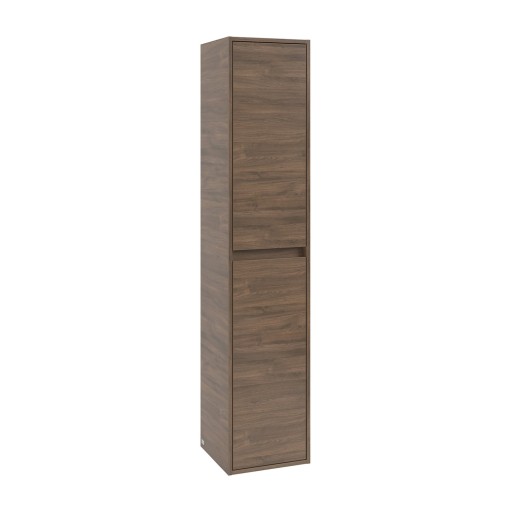 Dulap inalt suspendat Villeroy & Boch Skyla cu 2 usi  170x35mm  orientare dreapta  Arizona Oak