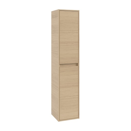 Dulap inalt suspendat Villeroy & Boch Skyla cu 2 usi  170x35mm  orientare dreapta  Nordik Oak