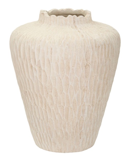 Vaza decorativa Shade, Mauro Ferretti, 32x40 cm, oxid de magneziu, crem