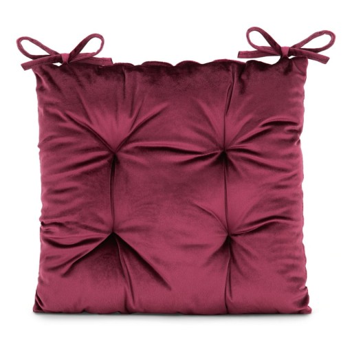 Pernă de scaun din catifea 40x40 cm Aleksa – Restilo