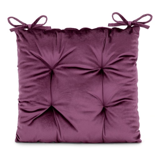 Pernă de scaun din catifea 40x40 cm Aleksa – Restilo