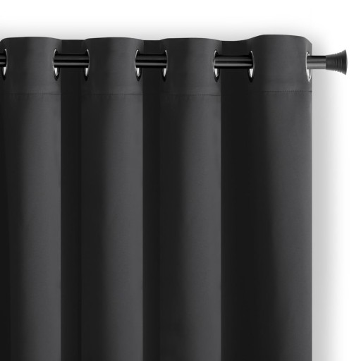 Draperie neagră blackout 140x175 cm – Restilo