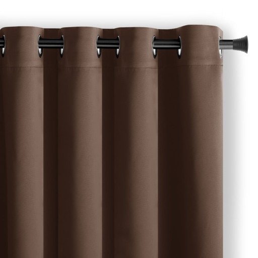 Draperie maro blackout 140x175 cm – Restilo