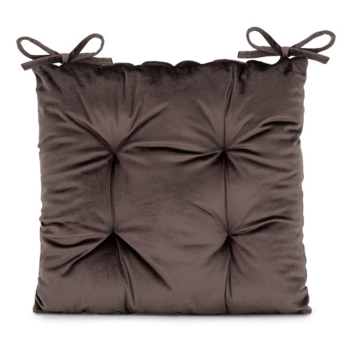 Pernă de scaun din catifea 40x40 cm Aleksa – Restilo