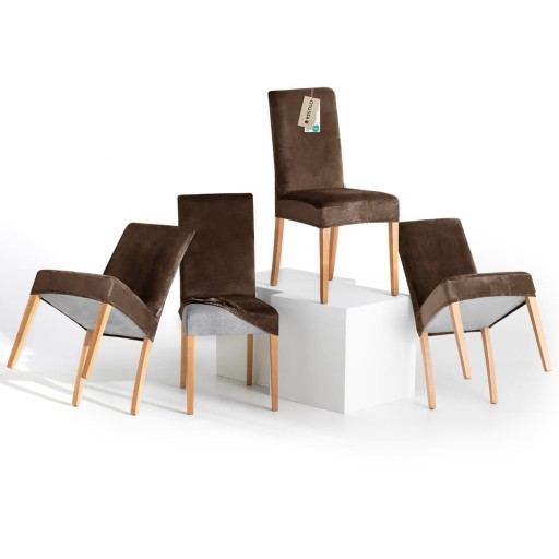 Huse maro 4 buc. elastice pentru scaun 48 cm Sento – Restilo