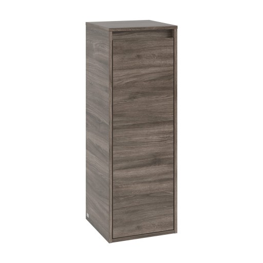 Dulap auxiliar suspendat Villeroy & Boch Skyla cu 1 usa  100x43mm  orientare stanga  Stone Oak