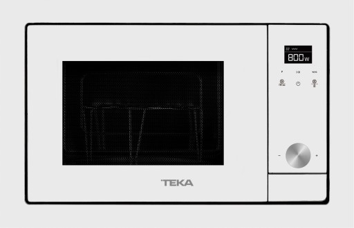 Cuptor cu microunde incorporabil Teka ML 8200 BIS 18 litri  700W  interior inox  grill 1000W  alb