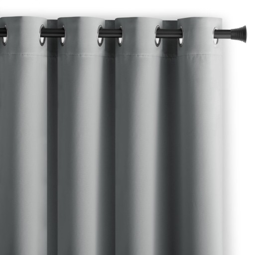 Draperie gri blackout 140x270 cm Eyelets – Restilo