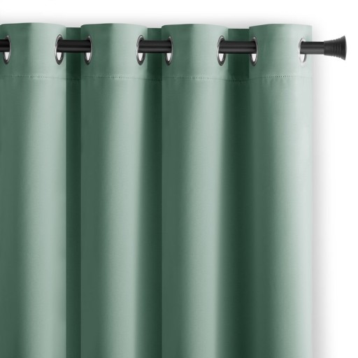 Draperie verde-deschis blackout 140x175 cm Eyelets – Restilo