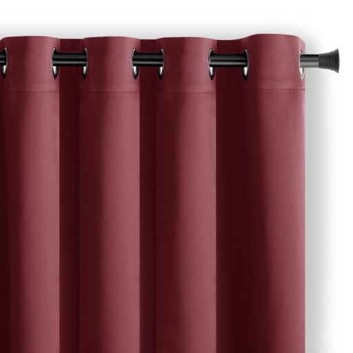 Draperie burgundy blackout 140x270 cm Eyelets – Restilo
