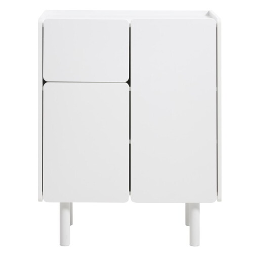 Dulap alb 80x100x40 cm Bera – Unique Furniture