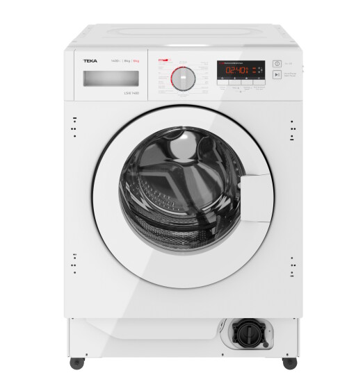 Masina de spalat rufe incorporabila cu uscator Teka LSI6 1480 WH 8kg spalare  6 kg uscare  16 programe  1400 rpm