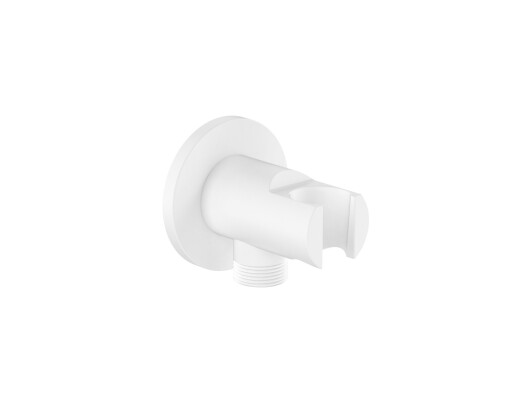 Conector FixFit Roca Aqua cu agatatoare de dus  white