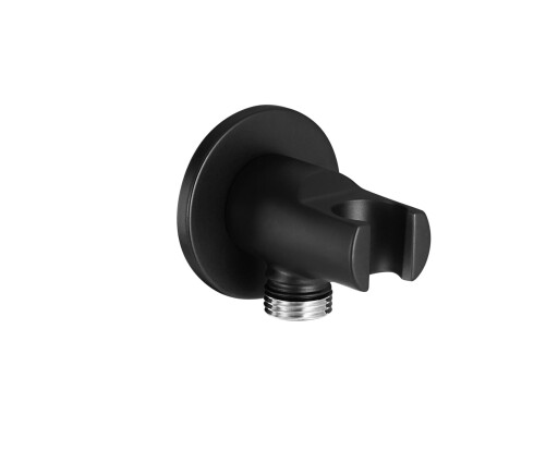 Conector FixFit Roca Aqua cu agatatoare de dus  titanium black