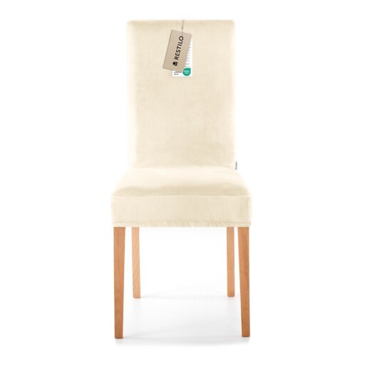 Husă crem elastică pentru scaun 48 cm Sento – Restilo