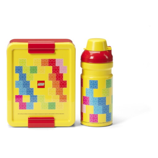 Cutie de gustări pentru copii cu sticlă Brick – LEGO®