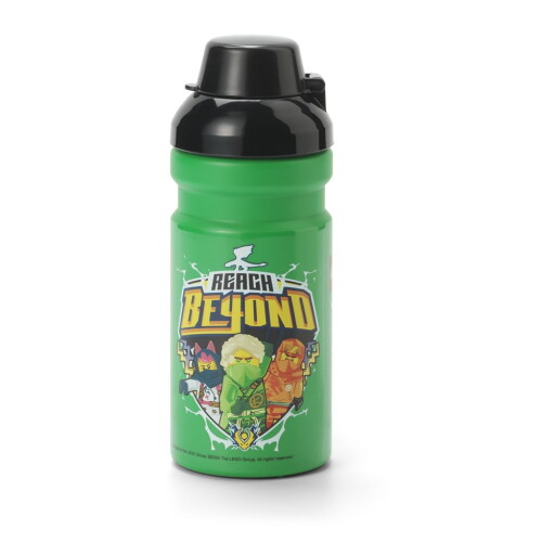 Sticlă pentru copii verde 390 ml Ninjago – LEGO®