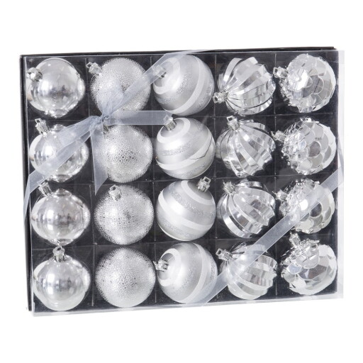 Globuri de Crăciun 20 buc. ø 6 cm – Casa Selección