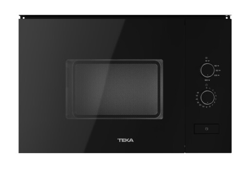 Cuptor cu microunde incorporabil Teka ML 820 FI BK  20 litri  cavitate inox  cristal negru