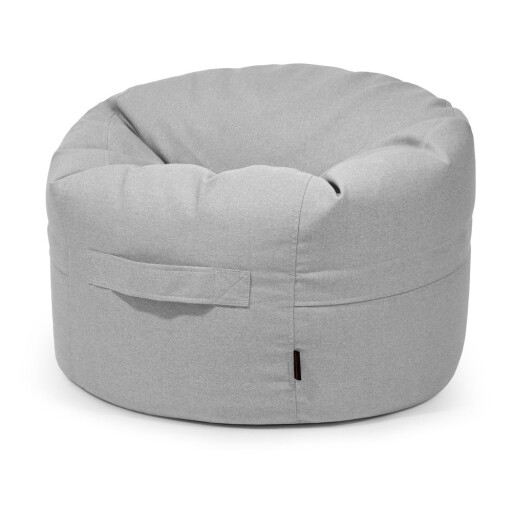 Fotoliu puf pentru copii gri deschis Roll 80 – SLOWDOWN