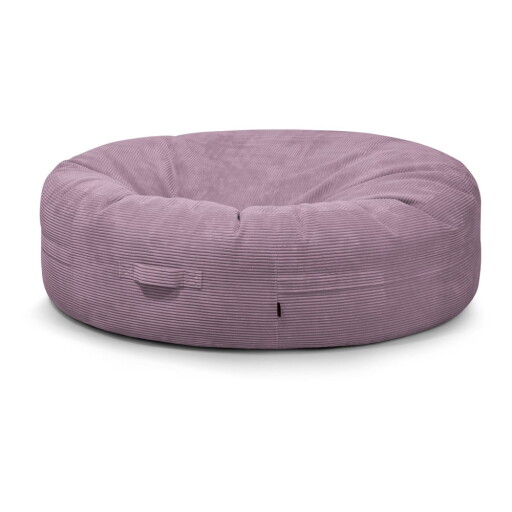 Fotoliu bean bag mov cu tapițerie din catifea reiată Roll 190 – SLOWDOWN