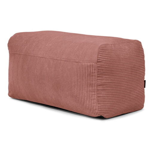 Fotoliu bean bag cărămiziu cu tapițerie din catifea reiată Plus 100 Lounge – SLOWDOWN