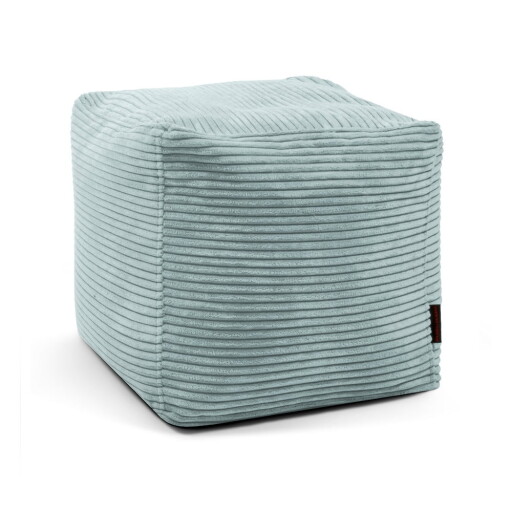 Fotoliu bean bag verde mentă cu tapițerie din catifea reiată Up! MooG – SLOWDOWN