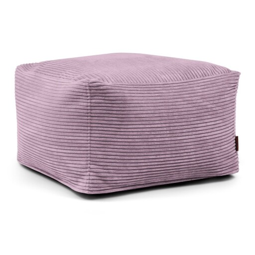Fotoliu bean bag mov cu tapițerie din catifea reiată Softbox MooG – SLOWDOWN