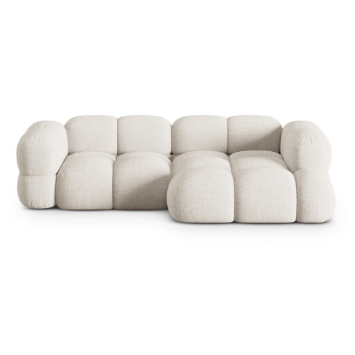 Colțar bej (cu colț pe partea dreaptă/cu șezlong) Loretto – Cosmopolitan Design