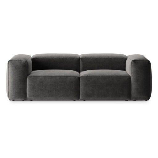 Canapea gri închis 224 cm Bergano – Cosmopolitan Design
