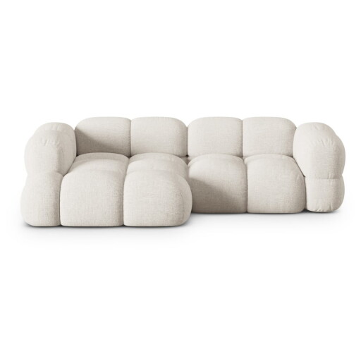 Colțar bej (cu colț pe partea stângă/cu șezlong) Loretto – Cosmopolitan Design