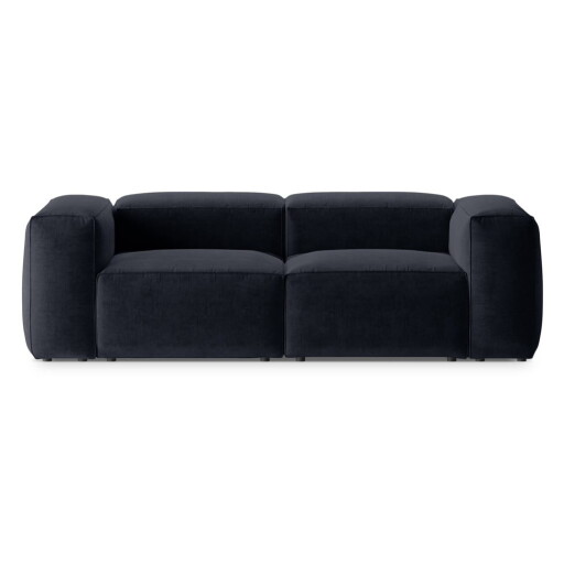 Canapea albastru-închis 224 cm Bergano – Cosmopolitan Design