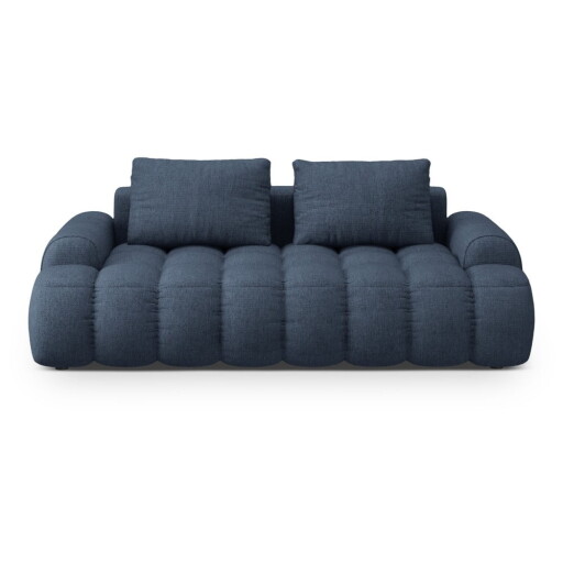 Canapea albastru-închis 200 cm Linz – Cosmopolitan Design