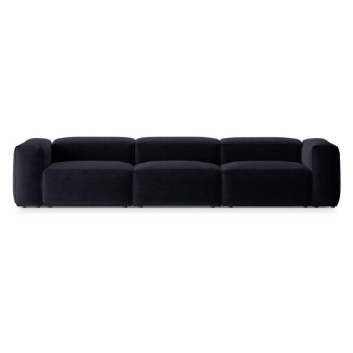 Canapea albastru-închis 364 cm Bergano – Cosmopolitan Design