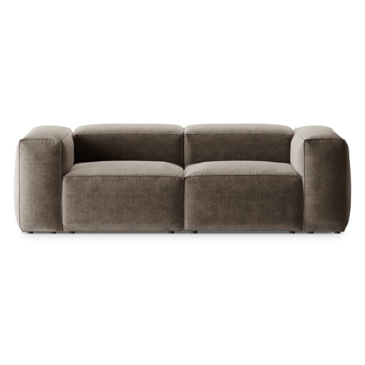Canapea maro 224 cm Bergano – Cosmopolitan Design