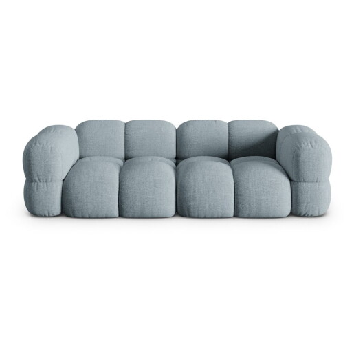 Canapea albastru-deschis 250 cm Loretto – Cosmopolitan Design
