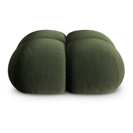Taburet verde cu tapițerie din catifea Loretto – Cosmopolitan Design