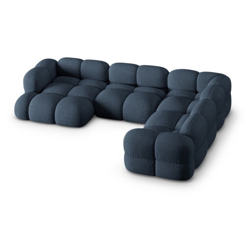 Colțar albastru închis (cu colț pe partea dreaptă/în formă de "U") Loretto – Cosmopolitan Design