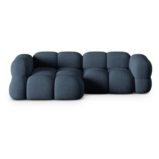 Colțar albastru închis (cu colț pe partea stângă/cu șezlong) Loretto – Cosmopolitan Design