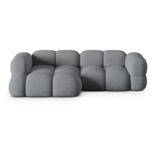 Colțar gri (cu colț pe partea stângă/cu șezlong) Loretto – Cosmopolitan Design