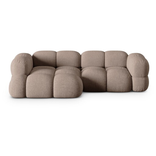 Colțar maro (cu colț pe partea stângă/cu șezlong) Loretto – Cosmopolitan Design