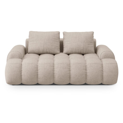 Canapea maro deschis 175 cm Linz – Cosmopolitan Design
