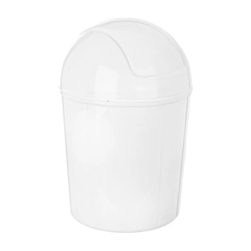 Coș de gunoi alb din plastic 920 ml – Orion