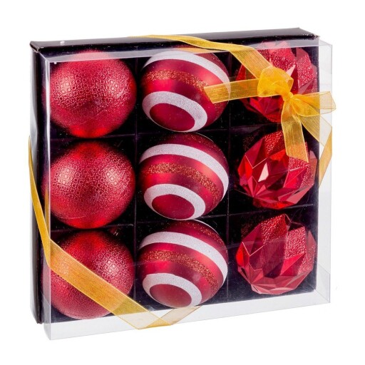 Globuri de Crăciun 9 buc. ø 6 cm – Casa Selección