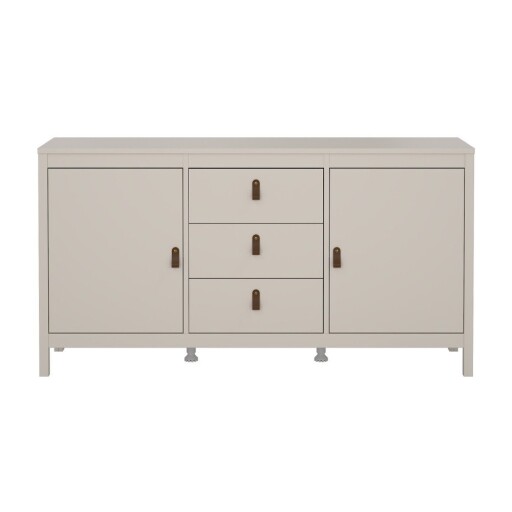Comodă grej 152x80x38 cm Madrid – Tvilum