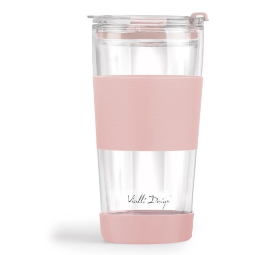 Cană termos roz 600 ml Fuori – Vialli Design