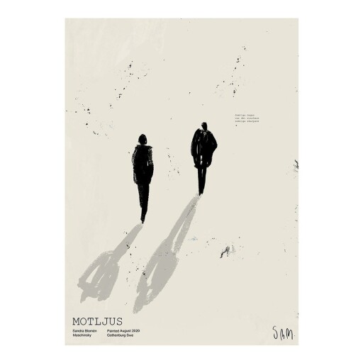 Poster 50x70 cm Motljus – The Poster Club