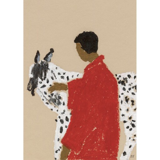 Poster 30x40 cm Spotted Horse – The Poster Club