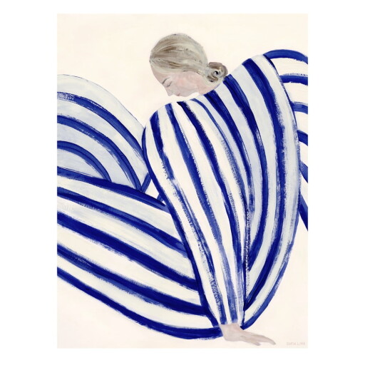 Poster 50x70 cm Blue Stripe at Concorde – The Poster Club