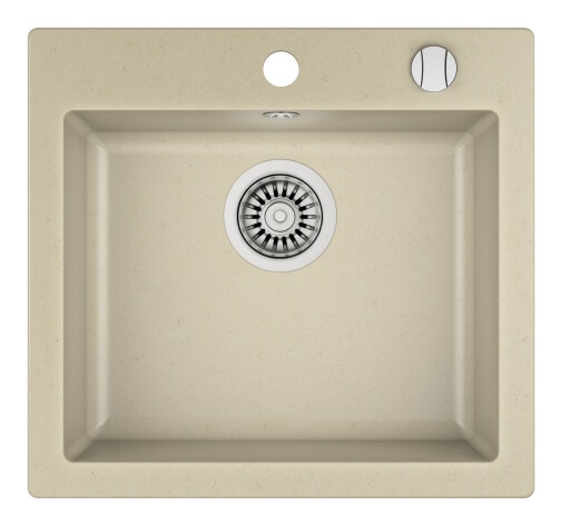 Chiuveta bucatarie Teka Clivo 50 S-TQ  455 x 495mm  tegranit Topasbeige